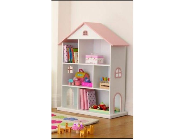 kidkraft dollhouse bookshelf
